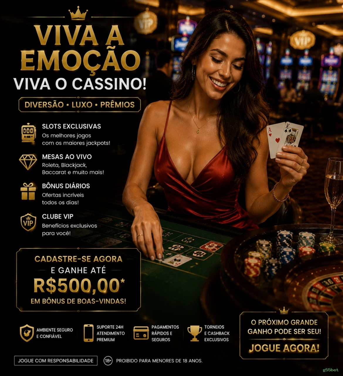 Plataforma completa da g55bet com todos os jogos